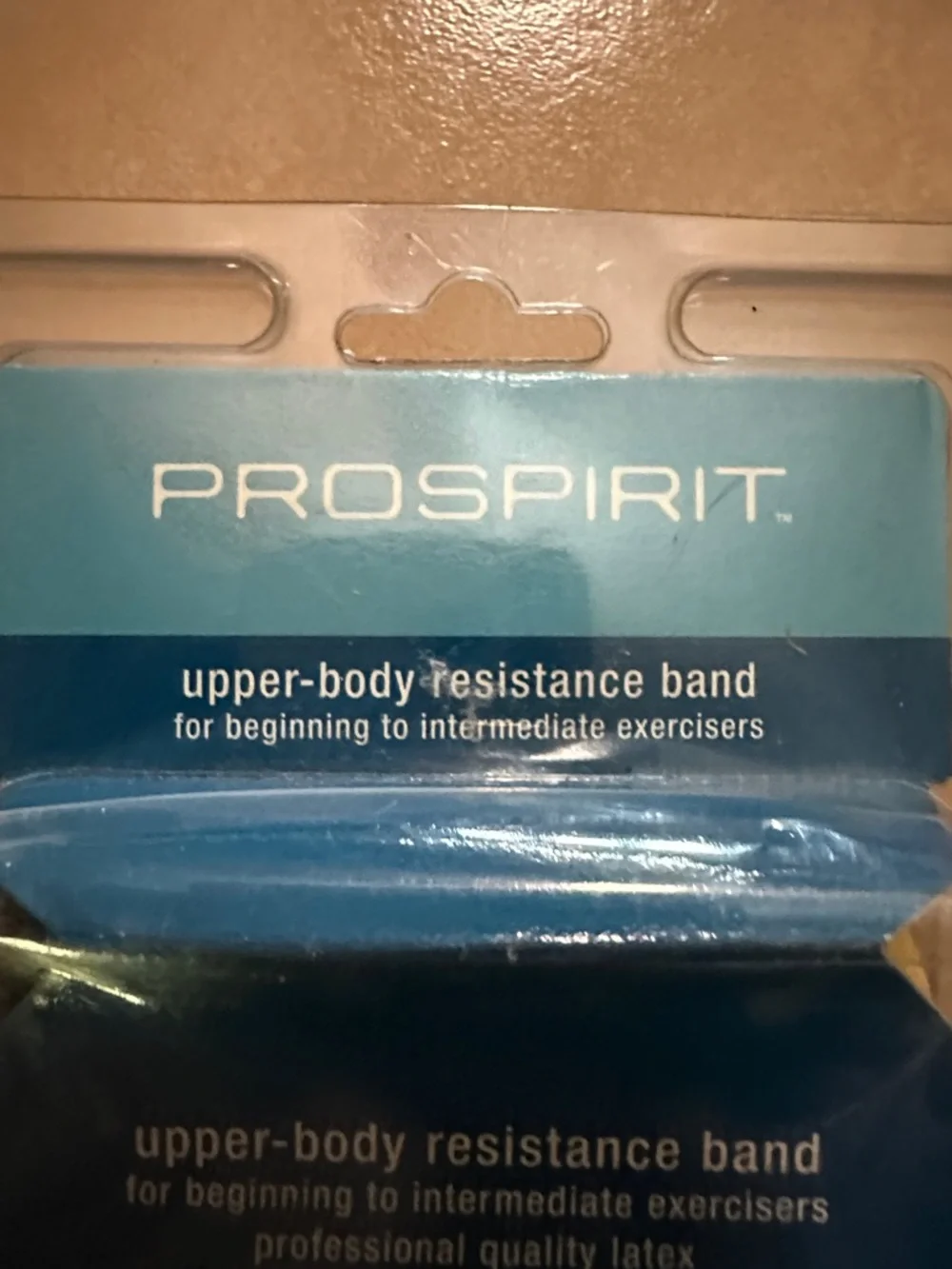 Prospirit Yellow Latex Upper Resistance Exercise Tube Cord